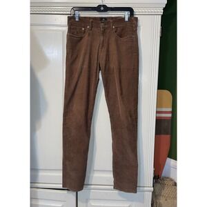 Paul Smith Corduroy Pants Men 29 Copper Brown